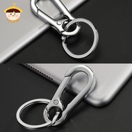 〔8C05〕 Men Stainless Steel Gourd Bule Keychain Waist Belt Clip Anti-lost Bule Hang 〔8C〕