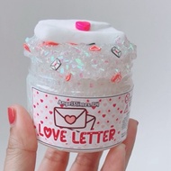 Love Letter Bingsu Scented Slime Toy for Kids Sensory Play