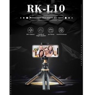 RK-L10 便攜式鋁合金三腳架可折疊桌面迷你相機三腳架旅行自拍尺寸適用於單反相機  gfyckp RK-L10 Portable Aluminium Alloy Tripod Foldable Ta