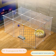 Pet Fence Indoor Home Small Pet Isolation Mesh DIY Pet Fence Transparent Fence