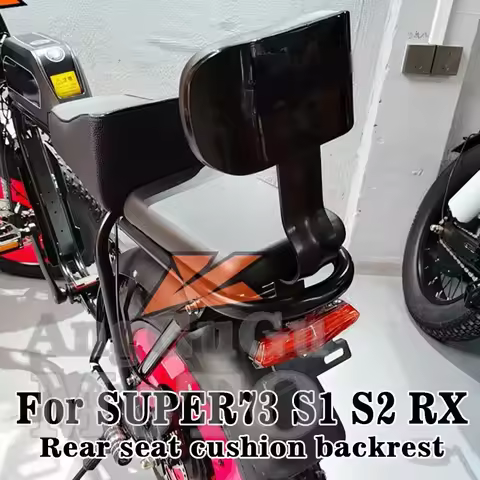 For SUPER73 Super 73 S1 S2 RX Motorcycle Rear Passenger Backrest Seat Cushion Back Rest Stay Protect