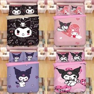 kuromi 床單套裝 床上用品 枕頭袋 床笠 被套 公仔 kuromi公仔 枕套 禮物