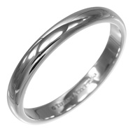 Tiffany & Co.) Forever Classic 系列男士戒指，18 號，3 毫米寬戒圈，Pt950 鉑金，約 5.25 克 [二手]