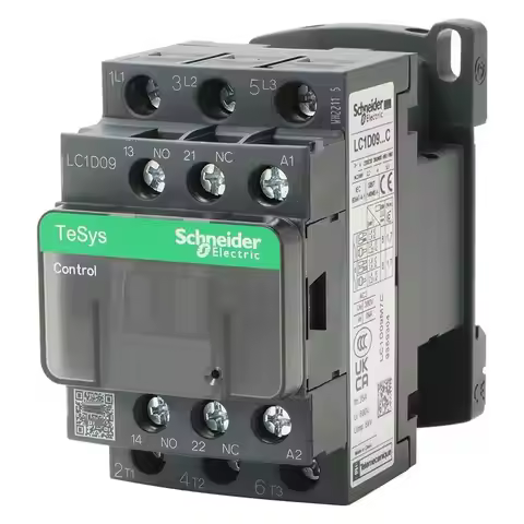 New black Schneider version Three-pole ACcontactor LC1D09 LC1D12 LC1D18 LC1D25 LC1D32 LC1D38 B7C F7C