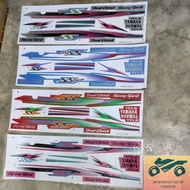 Stiker sticker body stripe cover set (2) yamaha y110ss two ss two 2 racing spirit by ain