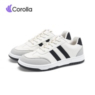 Corolla แท้100%รองเท้าผ้าใบผู้หญิงใหม่ รองเท้าใส่คู่(คู่รัก) เสริมส้น ใบแฟชั่นสีขาวรองเท้ากีฬา พร้อม
