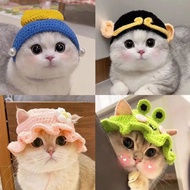 Cat Cat Hat Open Ears Dog Hat Open Ears Cat Cat Headgear Emotional Cat Hat Maid Cat Trumpet Flower H