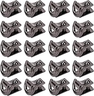 20 Pcs D Ring Rivet, Zinc Alloy Iron D Ring Stud Screw, 15x8.5mm Unique D - Shaped Design with Screw