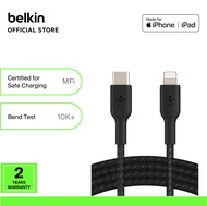 Belkin CAA004bt BoostCharge Braided USB-C to Lightning Cable 1M/2M