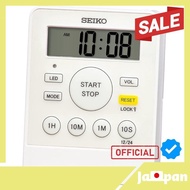 【Direct From Japan】Seiko Clock Alarm Clock Digital Alarm Clock Alarm Clock Digital Timer Maximum 9 hours 59 minutes 50 seconds (countdown) Waterproof for daily use Body size: 8.3 x 6.4 x 2cm MT718W