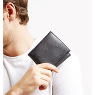 Men's Black Wallet Plain REED Leather 1129 IMPORT BRANDED Guitar LV SUPER PREMIUM BRANDED