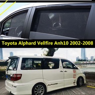 For Toyota Alphard Vellfire Anh10 2002-2008 Magnet Car Sunshade UV Protection Car Curtains Car Acces