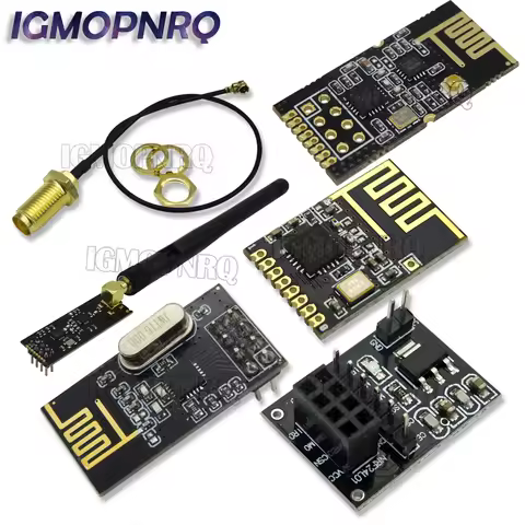 NRF24L01+ 2.4G wireless data transmission module 2.4GHz NRF24L01 upgrade version NRF24L01 Meters For