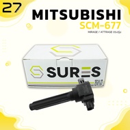 Ignition Coil MITSUBISHI MIRAGE/ATTRAGE Engine 3A92-Code SCM-677-MADE IN JAPAN