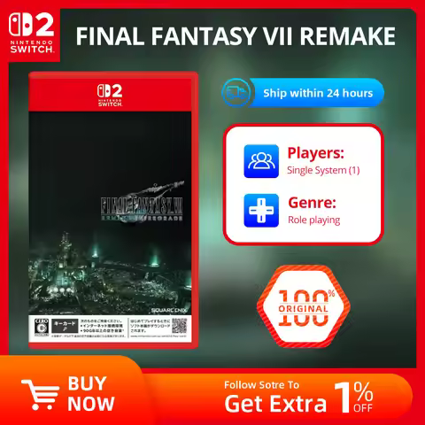 Nintendo Switch 2 Game Deals - FINAL FANTASY VII REMAKE - NS2 Games Cartridge Physical Card Support 