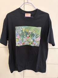 Yumi  Kitagishi x Mushroom 黑色T-shirt L size
