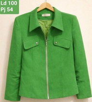 PRELOVED JAKET JEANS DENIM PARASUT WANITA PREMIUM TEBAL PL [ Violetta Thrift ]