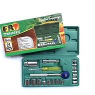 Socket Wrench Set 21 pcs PVC Box Sock Shock Socket Set 21pcs Tekiro FRT class