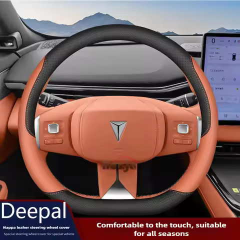Leather Car Steering Wheel Cover for Changan Deepal G318 S07 S05 S7 S09 Sl03 2024 2025 2026 Accessor