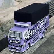 truk oleng non remote control - miniatur truk dari kayu