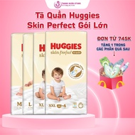 Tã Quần Huggies skin perfect Gói Lớn Tiết Kiệm M102/L92/XL76/XXL68 - Tã Quần Huggies Vàng - Thanh Ng