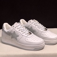 Bape STA x Jjjound Fashion Casual Sneakers White Gray QJQD BA49 AKXD HFAE J2Q4