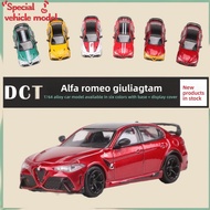 DCT 1:64 Alfa Romeo Giulia GTAm Diecast Car Model for Collectors – Alloy Limited Edition