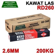 Kawat Las RD260 2.6mm NIKKO STEEL Elektroda RD-260 2.6 mm Welding