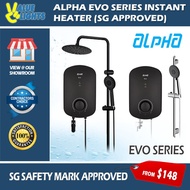 Alpha Evo Series Instant Water Heater EVO / EVO-RS / EVO-DC Rain Shower with DC Pump Optional