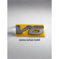 Logo Emblem V6 Alphard Vellfire