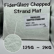Ready stock Fiberglass Chopped Strand Mat Kain Fiber 500G ,1KG , 2KG, Fiber Gum 1.5kg- Ready stock
