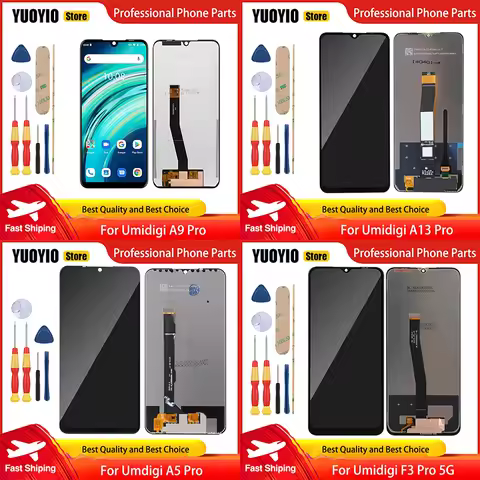 New Original Touch Display For Umi Umidigi A9 Pro A5 Pro A13 Pro F3 Pro 5G F3 5G Screen LCD Digitize