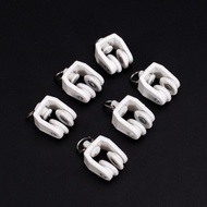 20pcs Plastic Curtain Track Runners Rail Runners with Eyelet