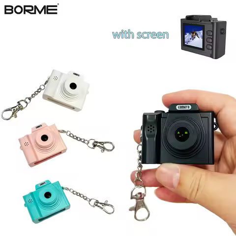 Mini Camera Keychain Retro Camera HD 1080P Portable Video Recorder For birthday Camera recorder Mini