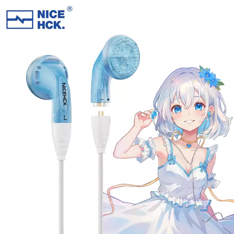 NiceHCK YDX HiFi Wired Earbud 14.8mm Dynamic Driver In-ear Earphone Monitor 0.78 2Pin Detachable Cab