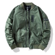 ZZOOI MA1 Bomber Flight Jacket Windbreak Military Pilot Jacket for Men 2021 Winter Jacket Men