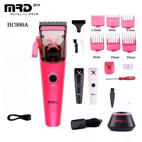 MRD Clipper HC999A X,Professional IN2 Vector Motor Cordless Hair Clipper with Intuitive Torque Contr