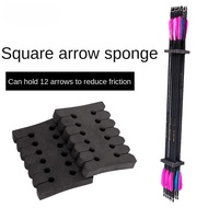 Square Split Arrow Sponge Arrow Split Arrow Clip eva Sponge Can Clip 12 Arrows Bow Arrow Archery Equipment (10 Sheets)