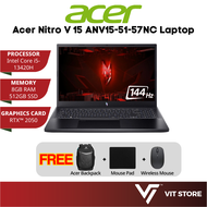 Acer Nitro V 15 ANV15-51-57NC Laptop | Intel Core i5-13420H 8GB 512GB RTX 2050 15.6" FHD W11 Intel C