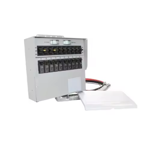 Tools.50-Amp 10-Circuit 2 Manual Transfer Switch