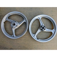 Sport Rim Enkei 3 Batang Original Silver (Colour Asal)