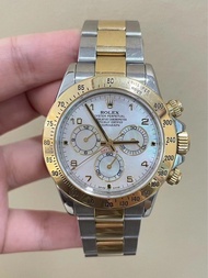 ✅ ❣️罕有尾期光扣，少有MOP貝殼面🐚✅ 勞力士地通拿 Rolex Daytona 116523 ✅16523 116520 16520✅116523價值最高亦是最罕有的面-watch only V頭✅狀態良好-✅實體交收🏠保證原裝✅