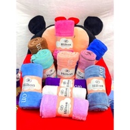 TUALA MANDI HILTON BATH TOWEL HOTEL DAN RESORT, SIZE DEWASA, MICROFIBRE SUPER SOFT MATERIAL, HIGH AB