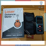 เครื่องมือวัดระยะ เลเซอร์วัดระยะดิจิตอล 100 เมตร พร้อมระดับน้ำ Laser Distance Meter N-100 sาคาต่อชิ้น