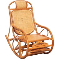 HY-# Real Rattan Rocking Chair Nordic Balcony Leisure Recliner for the Elderly Leisure Chair Household Minimalist Small