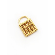 916 Abacus Lock Pendant
