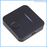 WU 3 5mm Jack Bluetooth-compatible 5 0 Receiver Transmitter2 in 1 Portable Adapter Car Props Hand Free Call USB Charging
