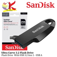 SANDISK ULTRA CURVE CZ550 USB 3.2 GEN 1 32GB / 64GB / 128GB / 256GB FLASH DRIVE / THUMBDRIVE / PENDR