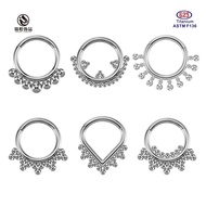 Today New Products/Jinyue Jewelry Welding Beads G23 Titanium Nose Ring European American Beads Weldi