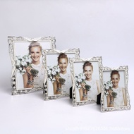 Silver Table European Style, Photo Frame Horizontal Style.Photo Frame, Metal Photo Frame Vertical Me